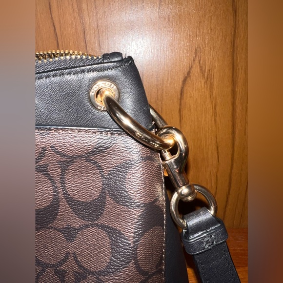 COACH Mia Satchel In Signature Canvas - Picture 9 of 12